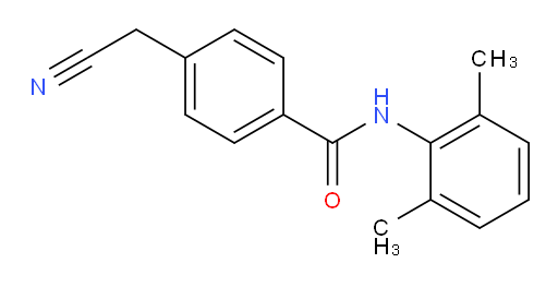 4-(cyanomethyl)-N-(2,6-dimethylphenyl)benzamide