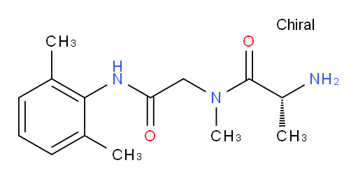 (R)-2-amino-N-(2-((2,6-dimethylphenyl)amino)-2-oxoethyl)-N-methylpropanamide