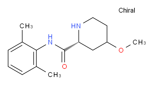 (2R)-N-(2,6-dimethylphenyl)-4-methoxypiperidine-2-carboxamide