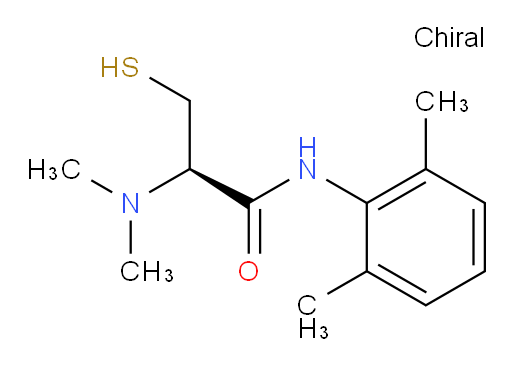 (R)-2-(dimethylamino)-N-(2,6-dimethylphenyl)-3-mercaptopropanamide