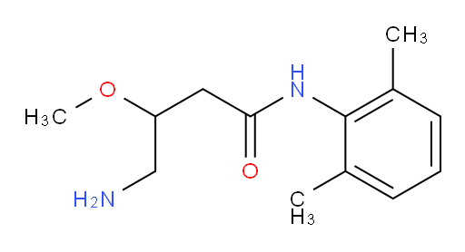 4-amino-N-(2,6-dimethylphenyl)-3-methoxybutanamide