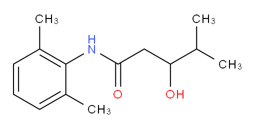 N-(2,6-dimethylphenyl)-3-hydroxy-4-methylpentanamide