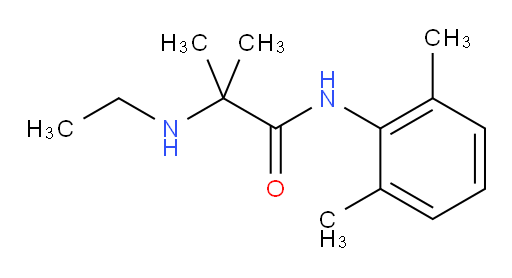 N-(2,6-dimethylphenyl)-2-(ethylamino)-2-methylpropanamide