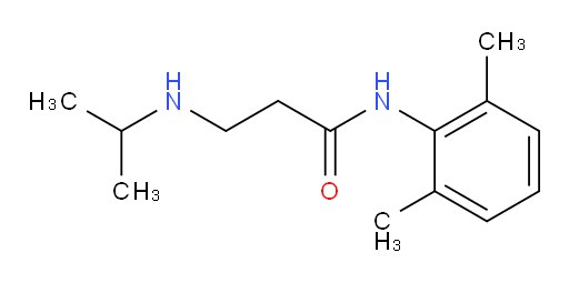 N-(2,6-dimethylphenyl)-3-(isopropylamino)propanamide