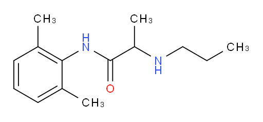 N-(2,6-dimethylphenyl)-2-(propylamino)propanamide