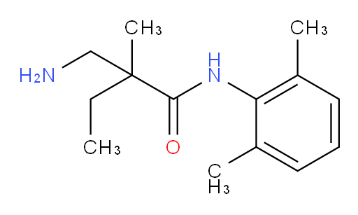 2-(aminomethyl)-N-(2,6-dimethylphenyl)-2-methylbutanamide