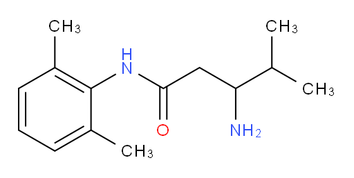 3-amino-N-(2,6-dimethylphenyl)-4-methylpentanamide