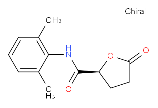 (S)-N-(2,6-dimethylphenyl)-5-oxotetrahydrofuran-2-carboxamide