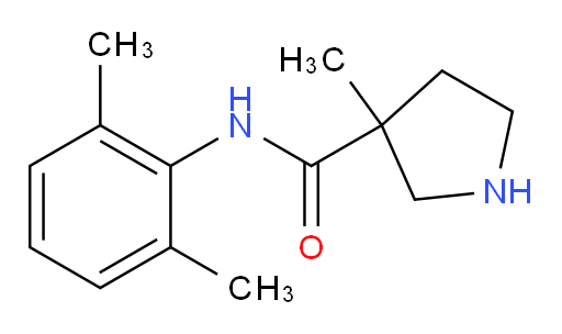 N-(2,6-dimethylphenyl)-3-methylpyrrolidine-3-carboxamide