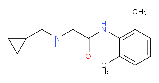 2-((cyclopropylmethyl)amino)-N-(2,6-dimethylphenyl)acetamide