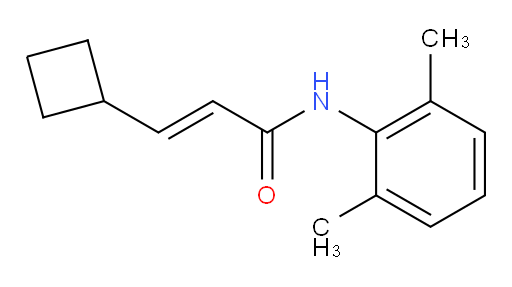 (E)-3-cyclobutyl-N-(2,6-dimethylphenyl)acrylamide