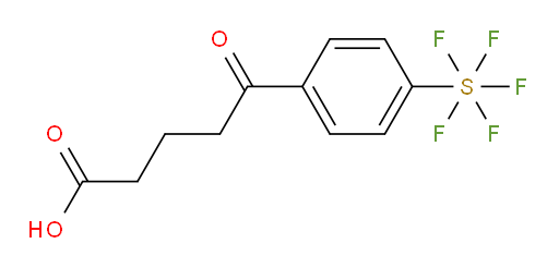 5-(4-(pentafluoromercapto)phenyl)-5-oxopentanoic acid