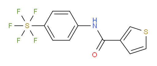 [4-[(3-thienylcarbonyl)amino]phenyl]sulfur pentafluoride