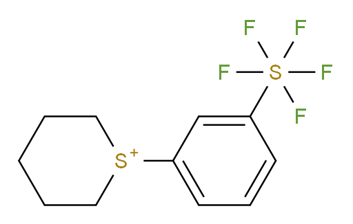 1-(3-(pentafluoromercapto)phenyl)hexahydrothiopyrylium