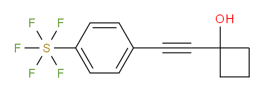 1-((4-(pentafluoromercapto)phenyl)ethynyl)cyclobutanol