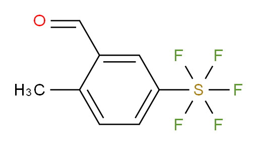 (3-formyl-4-methylphenyl)sulfur pentafluoride