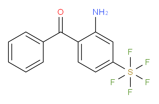 (3-Amino-4-benzoylphenyl)sulfur pentafluoride