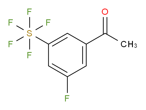 (3-Acetyl-5-fluorophenyl)sulfur pentafluoride