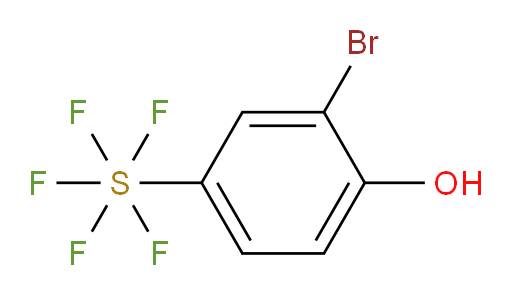 (2-Bromo-4-hydroxyphenyl)sulfur pentafluoride