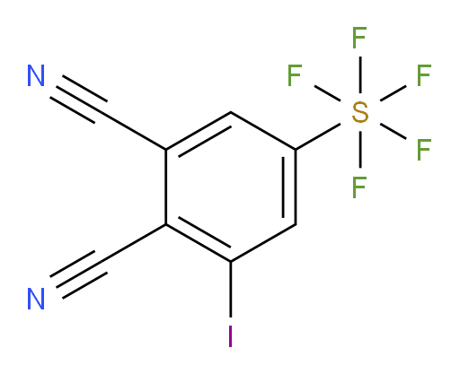 (3,4-Dicyano-5-iodophenyl)sulfur pentafluoride