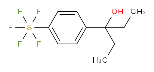 3-(4-(pentafluoromercapto)phenyl)pentan-3-ol