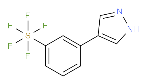 [3-(1H-pyrazol-4-yl)phenyl]sulfur pentafluoride