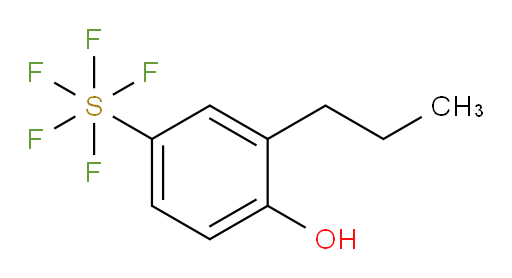 (4-hydroxy-3-propylphenyl)-sulfur pentafluoride