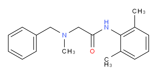2-(benzyl(methyl)amino)-N-(2,6-dimethylphenyl)acetamide
