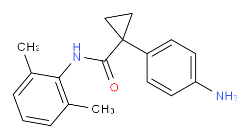 1-(4-aminophenyl)-N-(2,6-dimethylphenyl)cyclopropanecarboxamide