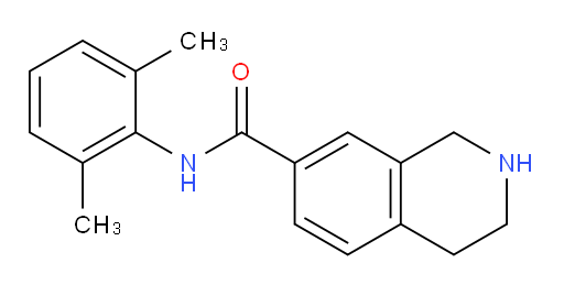 N-(2,6-dimethylphenyl)-1,2,3,4-tetrahydroisoquinoline-7-carboxamide
