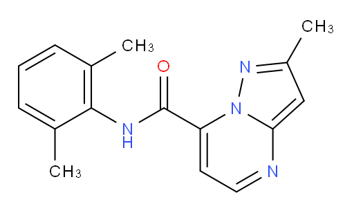 N-(2,6-dimethylphenyl)-2-methylpyrazolo[1,5-a]pyrimidine-7-carboxamide
