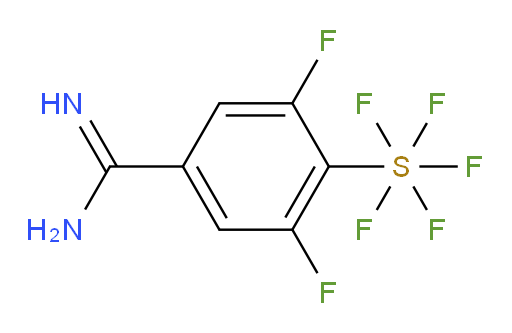 3,5-difluoro-4-(pentafluoromercapto)benzimidamide