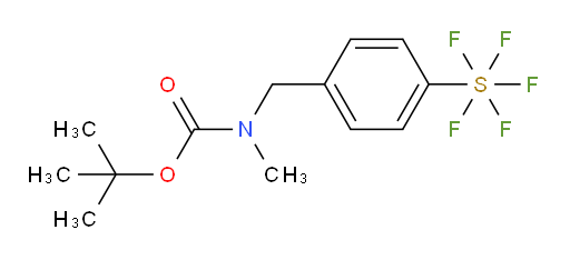 tert-butyl 4-(pentafluoromercapto)benzyl(methyl)carbamate