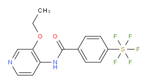 N-(3-ethoxypyridin-4-yl)-4-(pentafluoromercapto)benzamide