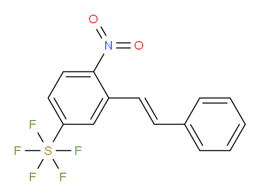 [4-nitro-3-[(1E)-2-phenylethenyl]phenyl]sulfur pentafluoride