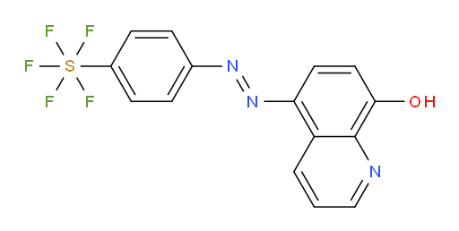[4-[(8-hydroxy-5-quinolinyl)azo]phenyl]-sulfur pentafluoride