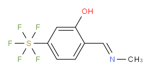 (E)-5-(pentafluoromercapto)-2-((methylimino)methyl)phenol