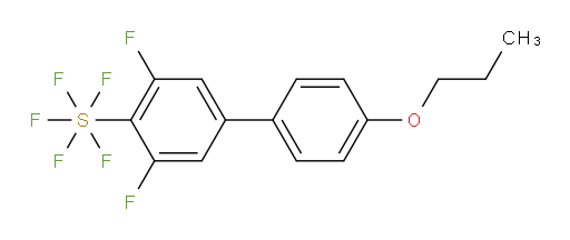 (3,5-difluoro-4'-propoxy-biphenyl-4-yl)sulfur pentafluoride