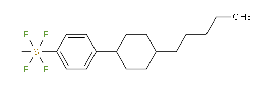 [4-(trans-4-pentylcyclohexyl)phenyl]-sulfur pentafluoride