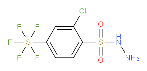 2-chloro-4-(pentafluoromercapto)benzenesulfonohydrazide