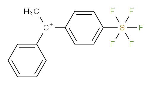 1-(4-(pentafluoromercapto)phenyl)-1-phenylethan-1-ylium