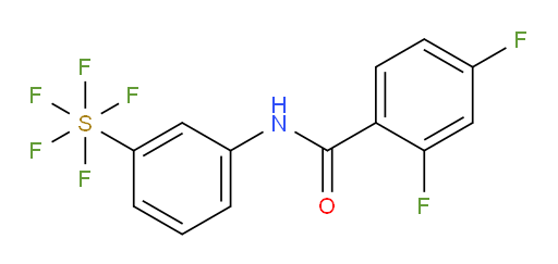 [3-[(2,4-Difluorobenzoyl)amino]phenyl]sulfur pentafluoride