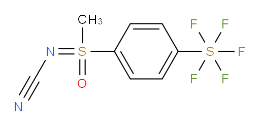 4-(N-cyano-S-methylsulfonimidoyl)phenylsulfur pentafluoride