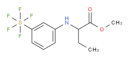 methyl 2-((3-(pentafluoromercapto)phenyl)amino)butanoate