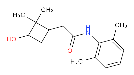 N-(2,6-dimethylphenyl)-2-(3-hydroxy-2,2-dimethylcyclobutyl)acetamide