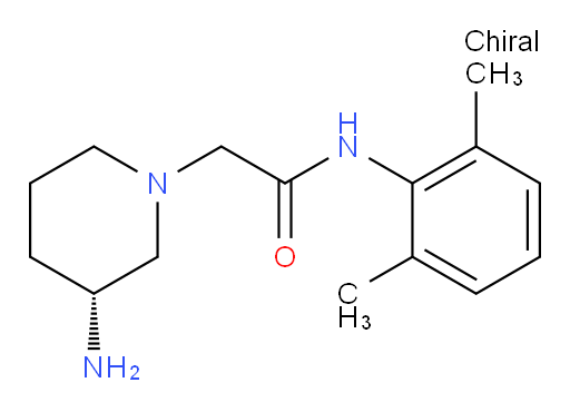 (R)-2-(3-aminopiperidin-1-yl)-N-(2,6-dimethylphenyl)acetamide