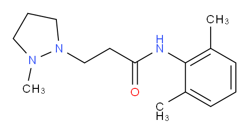 N-(2,6-dimethylphenyl)-3-(2-methylpyrazolidin-1-yl)propanamide