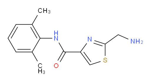 2-(aminomethyl)-N-(2,6-dimethylphenyl)thiazole-4-carboxamide