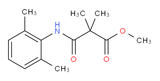 methyl 3-((2,6-dimethylphenyl)amino)-2,2-dimethyl-3-oxopropanoate