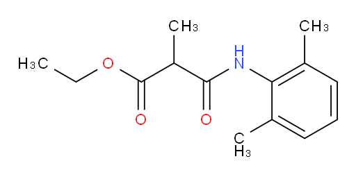 ethyl 3-((2,6-dimethylphenyl)amino)-2-methyl-3-oxopropanoate